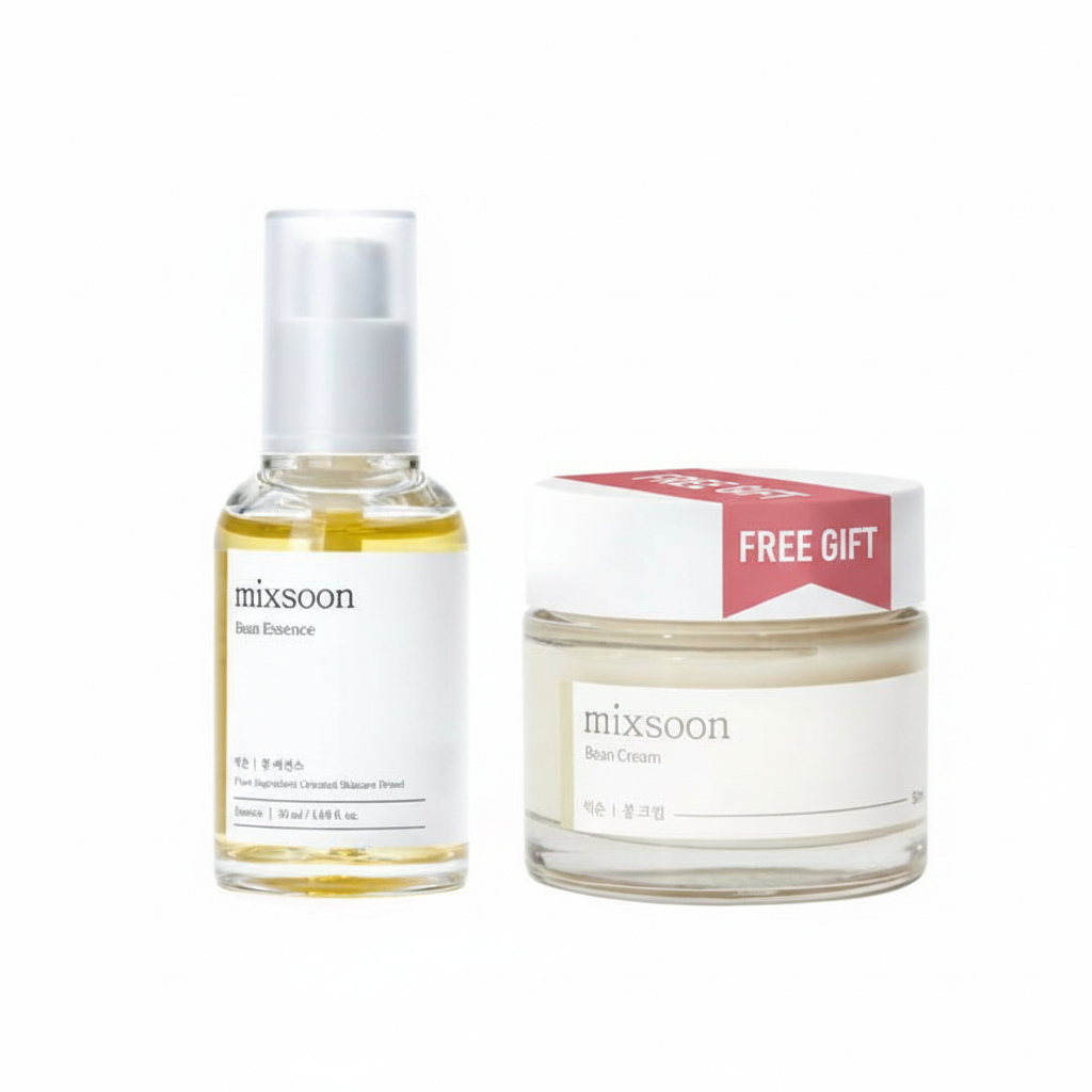 Mixsoon Bean Essence Double Bundle with 2x FREE Bean Cream
